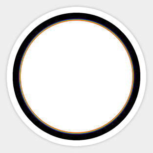 Rainbow Circle Sticker